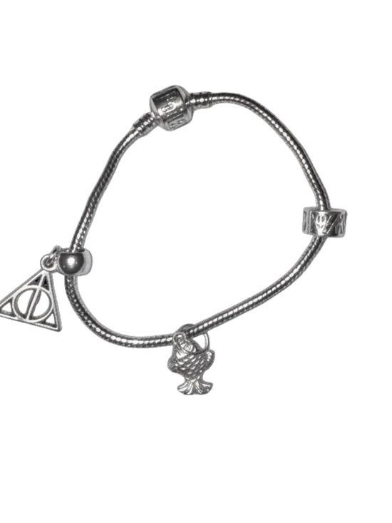 Wizarding World Of Harry Potter Jewelry - Harry Potter Deathly Hallows Charm Bracelet Silver Collectible Wizarding World